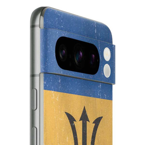Barbados Flag Distressed Google Pixel 8 Pro Skin